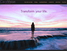 Tablet Screenshot of corevisionlifecoaching.com